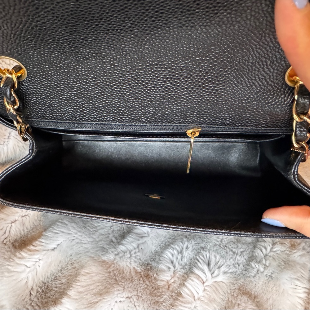 Chanel Rare Flap Box Caviar Bag - Picture 13 of 16